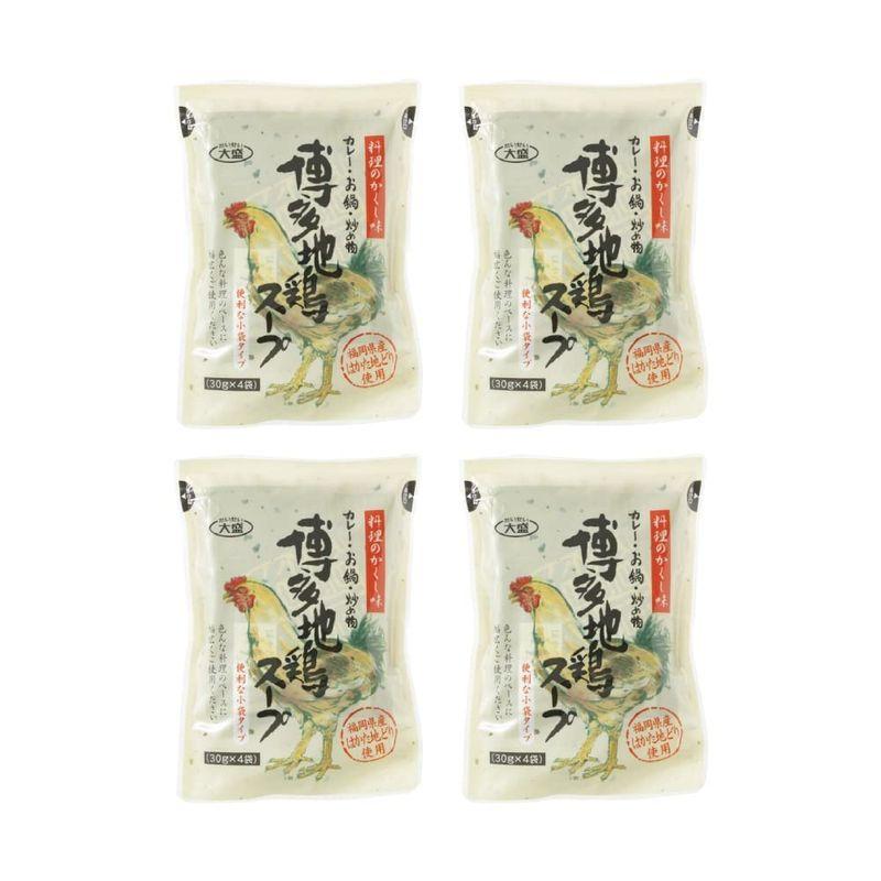 大盛食品 博多地鶏スープ 120g(30g×4袋) ×