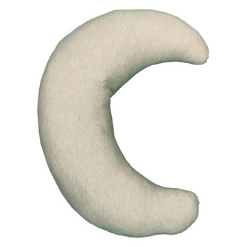 J&N 親咪U型抱枕 100%棉枕套  米色  70 x 25cm