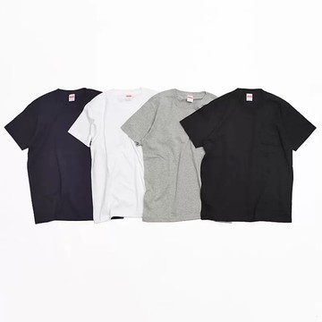 United Athle 7.1oz 黑 白 深藍 灰 重磅 厚棉 純棉 口袋T 素T 日本【425301】