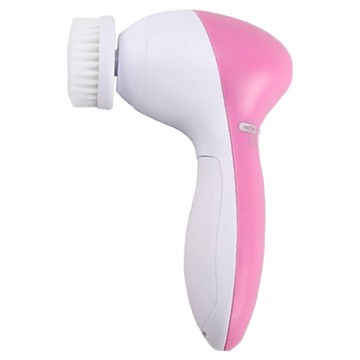 AHOYE 5合1深層潔面儀，桃紅色，多功能臉部清潔按摩，溫和去角質，無線便攜  單一商品