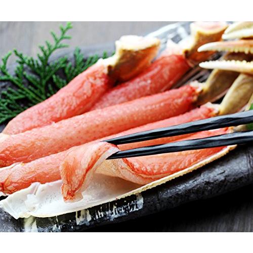 甲羅組 カット 生 ズワイガニ　1kg 特大＆極太サイズ かに刺し カニ鍋 カニしゃぶ 焼き蟹 用 約4人前　ギフト