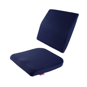 【IMAGER-37. 易眠床】一型坐背墊組(CD藍)-廠商直送