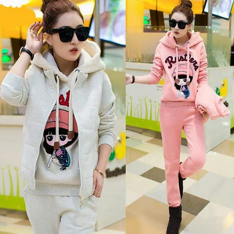 スウェット レディース スウエット パンツ パーカー ベスト 3点セット  