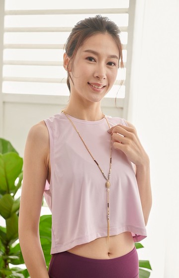 春夏穿搭【Yoga Flow】Flow Tank(S)-Pale Purple 快速出貨