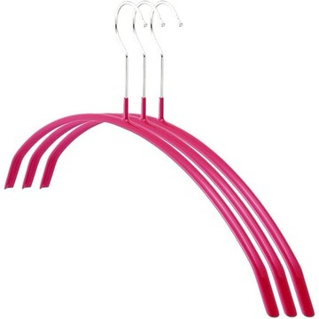 AIMEDIA艾美迪雅 防變形衣架-3入 衣服不再有肩膀凸點!仿人體曲線設計 可90度旋轉的弧形衣架 [快速發貨]