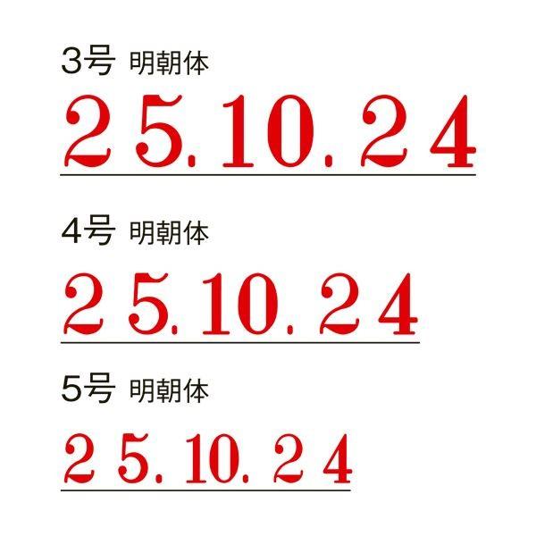 (まとめ) シヤチハタ 回転ゴム印 エルゴグリップ 欧文日付 5号 明朝体 NFD-5M 1個 〔×10セット〕 代引不可