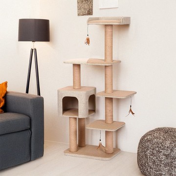 【美國Petpals】麻布紙繩遊憩跳台