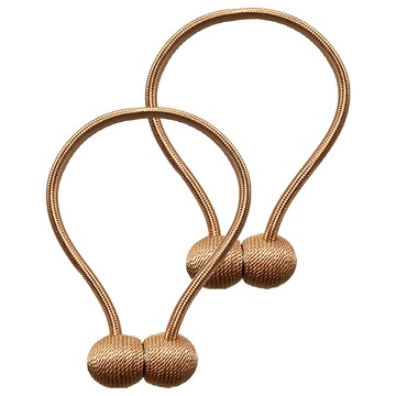 寢室安居 簡約窗簾磁鐵扣 香檳色  2個