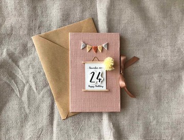 專屬於你的祝福 | 手工卡片| 生日卡  Handmade card