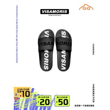visamoris允莫蘇春季FANATICAL一字拖舒適防滑拖鞋2025新款