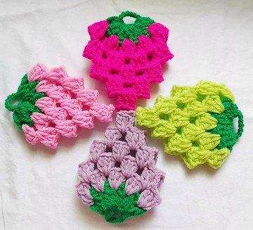 2件組－手工編織日韓環保菜瓜布/洗澡球