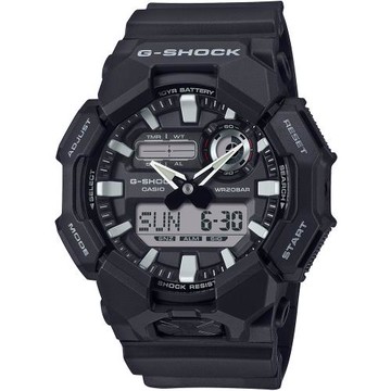 CASIO G-SHOCK 10年電力大錶徑雙顯計時錶/GA-010-1A