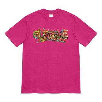 Supreme SS20 Week 1 Paint Logo Tee Logo Tee