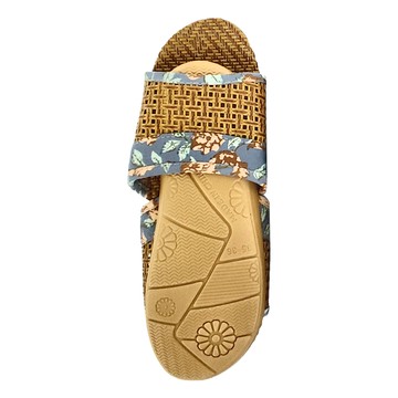 籐編拖鞋 130g  藍灰色  22~22.5cm  3雙