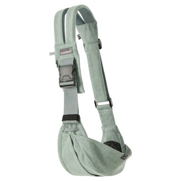 GOOSEKET 365斜肩單肩腰凳嬰兒背帶 (55~88cm) 薄荷綠  輕巧透氣，時尚設計