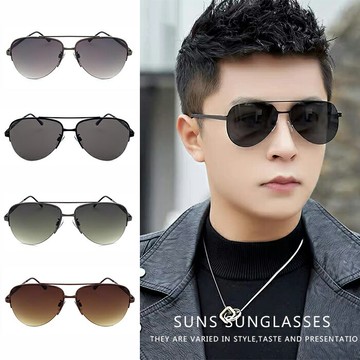 MIT台灣製造-經典飛行員墨鏡 細框架 男女適用 100%抗紫外線UV400 駕駛眼鏡 檢驗合格