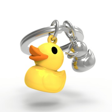 [傑凱國際貿易]Metalmorphose比利時鑰匙圈 小黃鴨