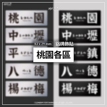 桃園各區/鋁牌飾貼 SunBrother孫氏兄弟 金屬質感 防水 鋁牌 車貼