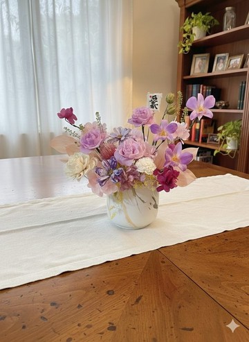 【花訴花藝】石斛蘭永生桌花/開幕花禮/升遷花禮/祝賀花禮/喬遷