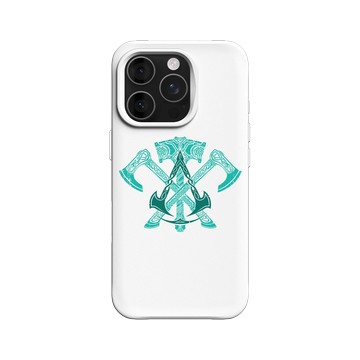 iPhone 16 Pro SolidX 白 - Assassin's Creed - Valhalla - Mjolnir & Double Axes