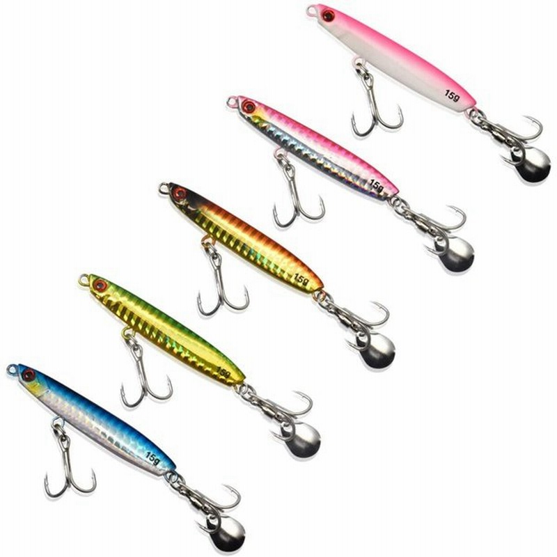 Colorgo メタルジグ ルアー ジグパラ スピンテイル 10g 15g g 25g 30g シーバス マグロ ヒラメ スズキ マス カツオ タ 通販 Lineポイント最大0 5 Get Lineショッピング