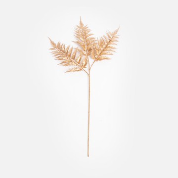 節慶人造枝花金色蕨葉草73cm