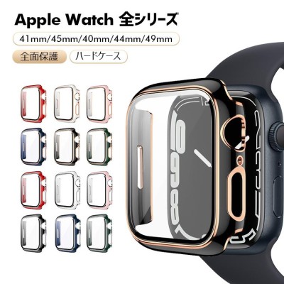 Apple Watch 限定パープル キラキラ カバー ビッグCZ＆ラバーセット