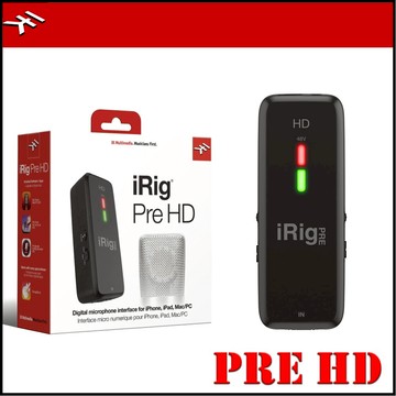 【非凡樂器】IK Multimedia iRig Pre HD 麥克風介面 可連接手機、電腦 Android 、IOS 皆可使用
