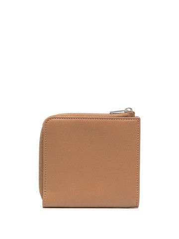 Jil Sander - zipped cardholder wallet - men - Leather - One Size - Brown