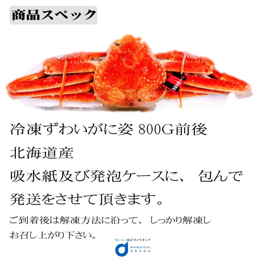 送料無料 ずわいがに 姿 800g前後 北海道 ズワイガニ zuwai ずわい かに ギフト かに鍋 グルメ フードロス 食品ロス お歳暮 御歳暮 クリスマス