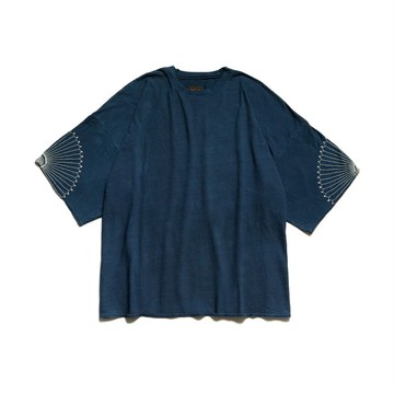 AirRoom正品現貨 2026SS KAPITAL IDG天竺 HUGE-T 風呂敷 藍染 刺繍 短T