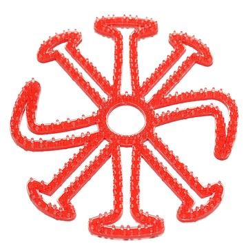 安全帽內襯  紅色  22 x 19cm