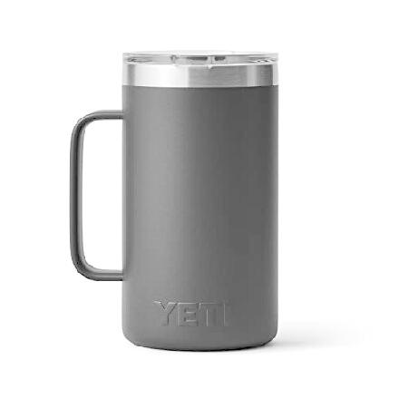 YETI Rambler oz Mug, Vacuum Insulated, Stainless Steel with MagSlider Lid, Black