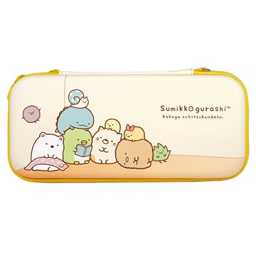 Sumikkogurashi 角落生物 Nintendo Switch專用收納包 硬殼  金字塔 米黃色  1盒