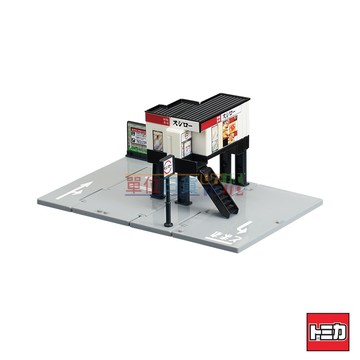 『 單位日貨 』日本正版 TOMICA 多美 新城鎮 迴轉壽司店  壽司郎 場景 (不含小車)