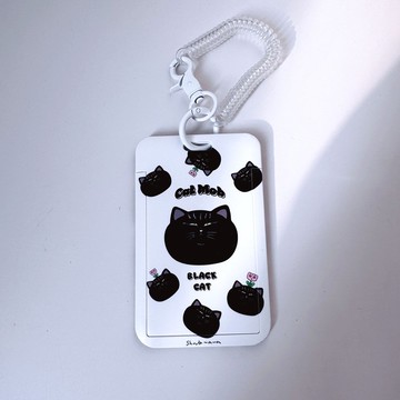 黑貓大墨 票卡夾 識別證 卡套