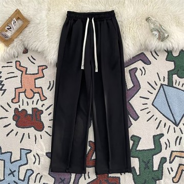 春秋韓版設計感小眾九分褲高街潮流直筒休閑長褲