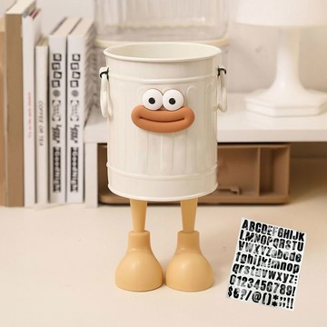 長腿大嘴巴筆筒【5色可選】 收納 文具 筆桶 搞怪表情文具 搞怪表情大嘴吧筆筒 筆筒 開學季 桌上收納 搞怪筆筒