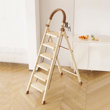 Mr.box  六步梯-多功能安全扶手加寬加厚室内折疊伸縮防滑人字梯