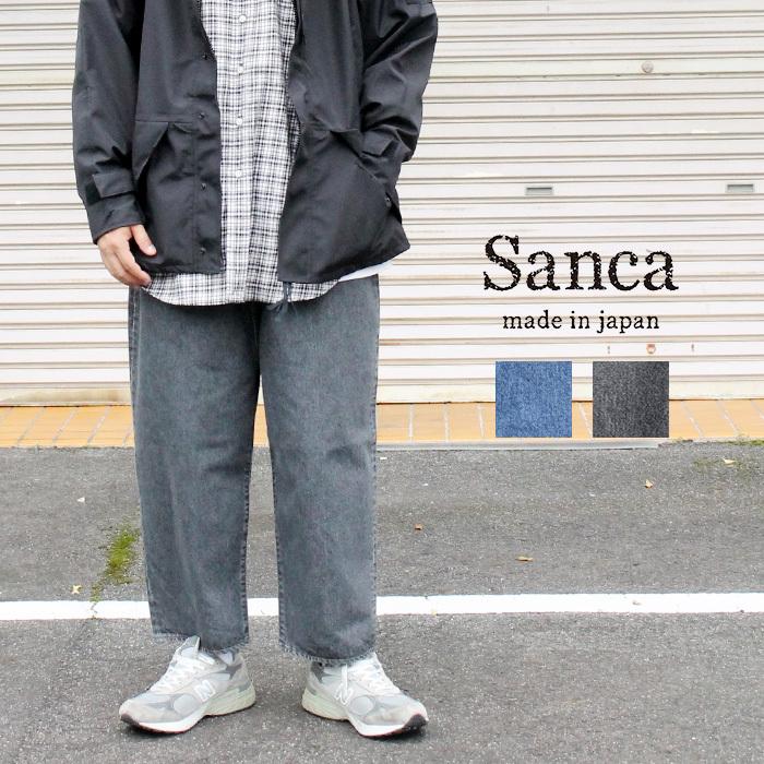 Sanca サンカ 14oz DENIM WIDE 5P EASY デニム ワイドパンツ オーバー