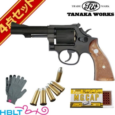 タナカワークス S&W M15 コンバット マスターピース .38spl Ver.3 HW 4インチ 発火式モデルガン 本体 フルセット |  LINEショッピング