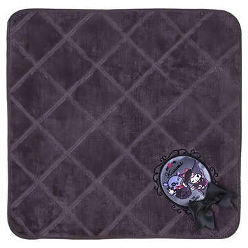 SANRIO 三麗鷗 方巾  25 x 25cm  酷洛米 千金 黑紫色