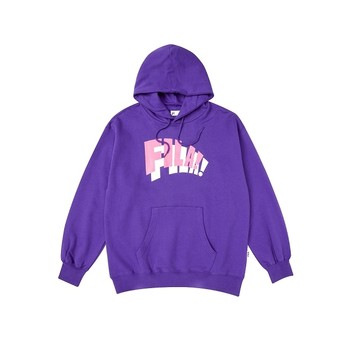 【FILA】女性 連帽T恤-深紫 5TEX-5842-DP