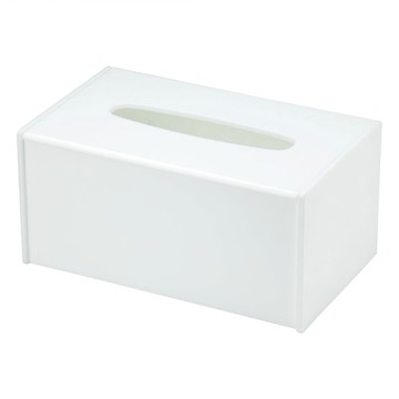 DAY&DAY 日日家居 抽取式衛生紙盒 掛壁兩用壓克力材質  白色  1個