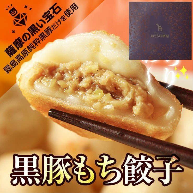 ギフト 高級 おつまみ お肉 食品 おつまみ おもちのぎょうざ　黒豚もち餃子 20g×24個 送料無料 ギフトボックス入