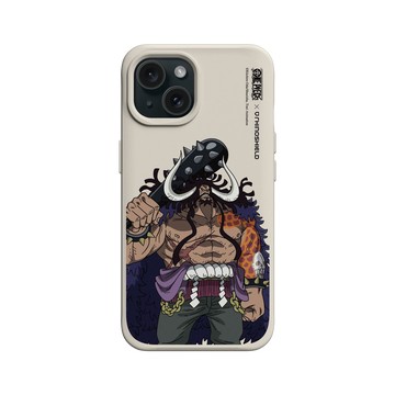 iPhone 15 SolidX 貝殼灰 - 航海王 One Piece - 角色系列-凱多