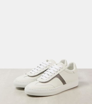 Brunello Cucinelli Monili leather sneakers