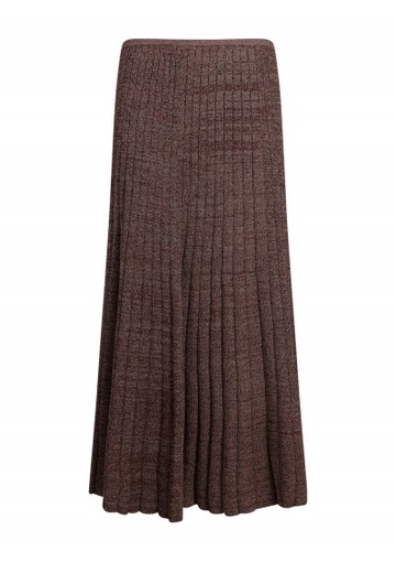 Tory Burch - Marled Skirt - Womens - Red