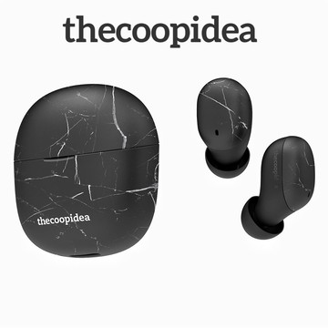 thecoopidea BEANS AIR 真無線藍牙耳機-大理石黑_廠商直送