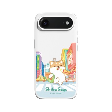 iPhone Air SolidX 白 - 柴語錄 Shiba Says - 出國小確幸